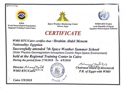 7th Space Weather Training