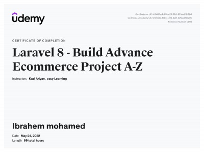 Laravel 8 - Build Advance Ecommerce Project A-Z